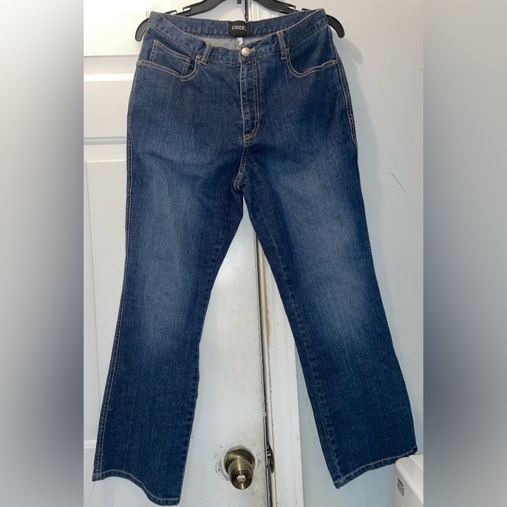 Chico's Blue Boot Cut Jeans